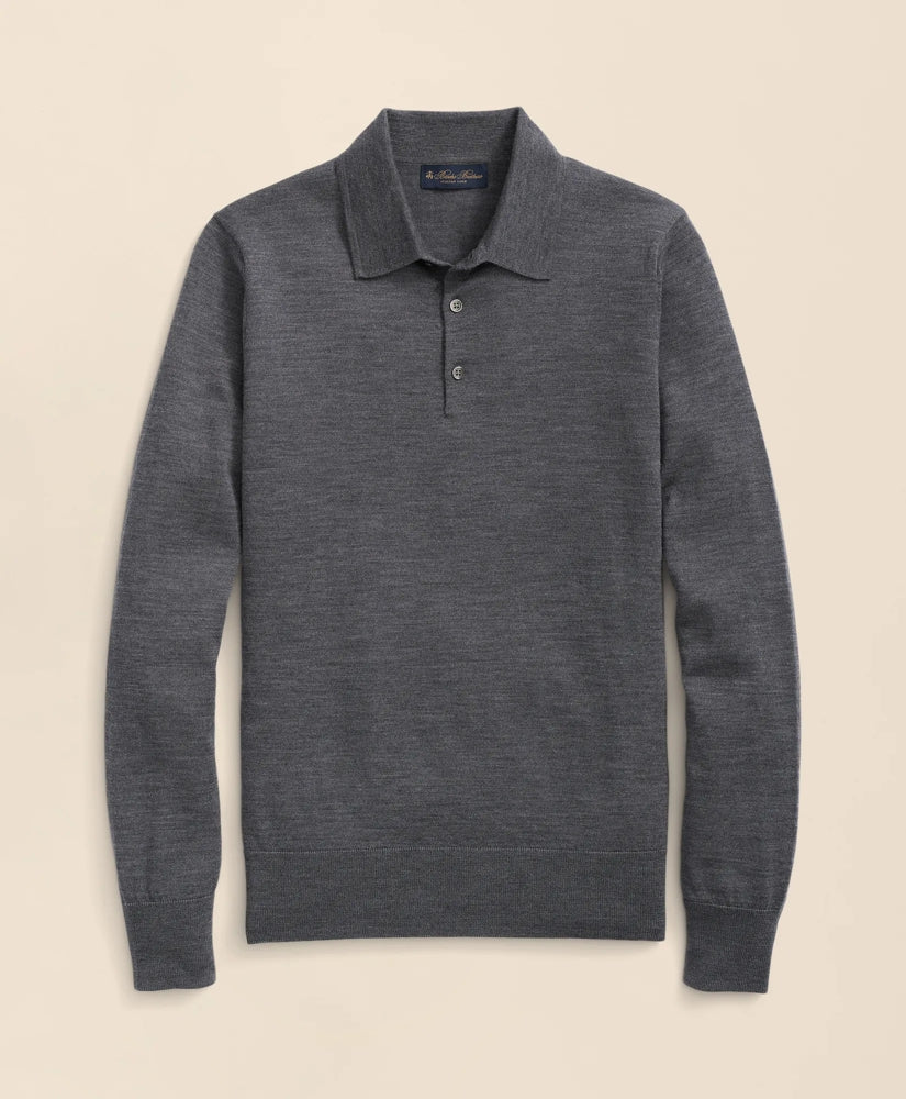 Ultimate Merino Wool Polo Sweater