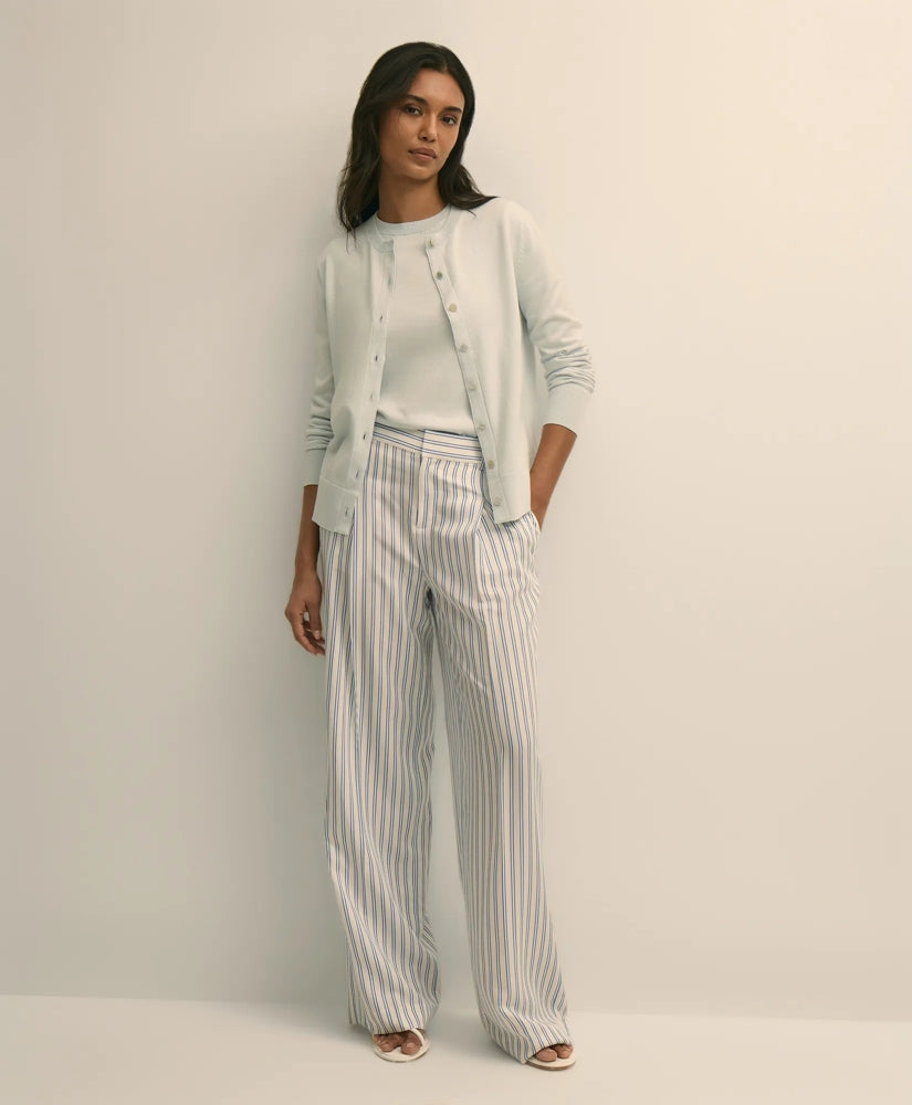 Viscose Striped Pants