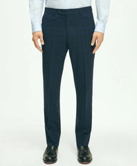 Brooks Brothers Explorer Collection Classic Fit Wool Checked Suit Pants