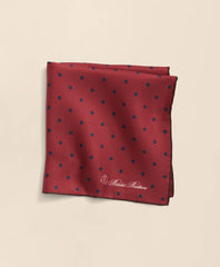 Small Dot Silk Pocket Square