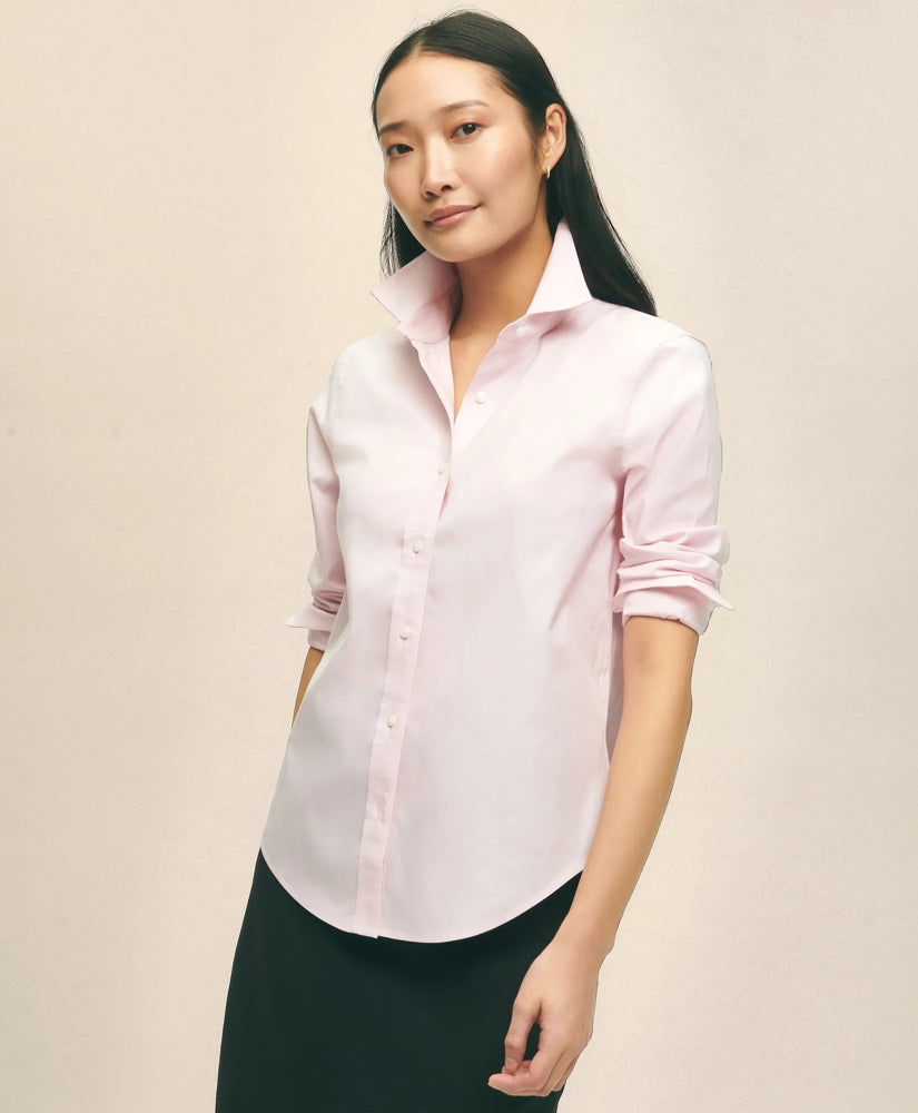 Classic-Fit Non-Iron Stretch Supima