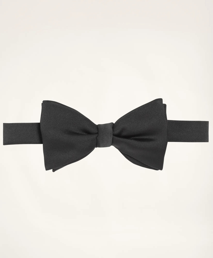 Formal Butterfly Pre-Tied Satin Bow Tie