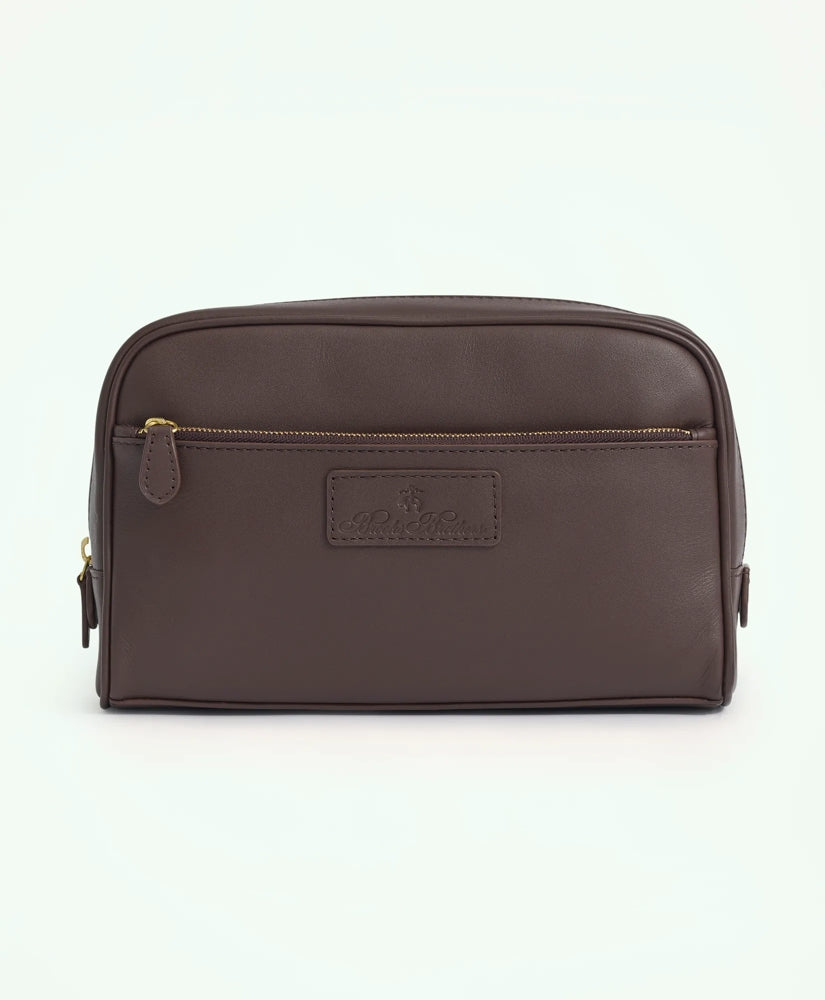 Large Leather Dopp Kit