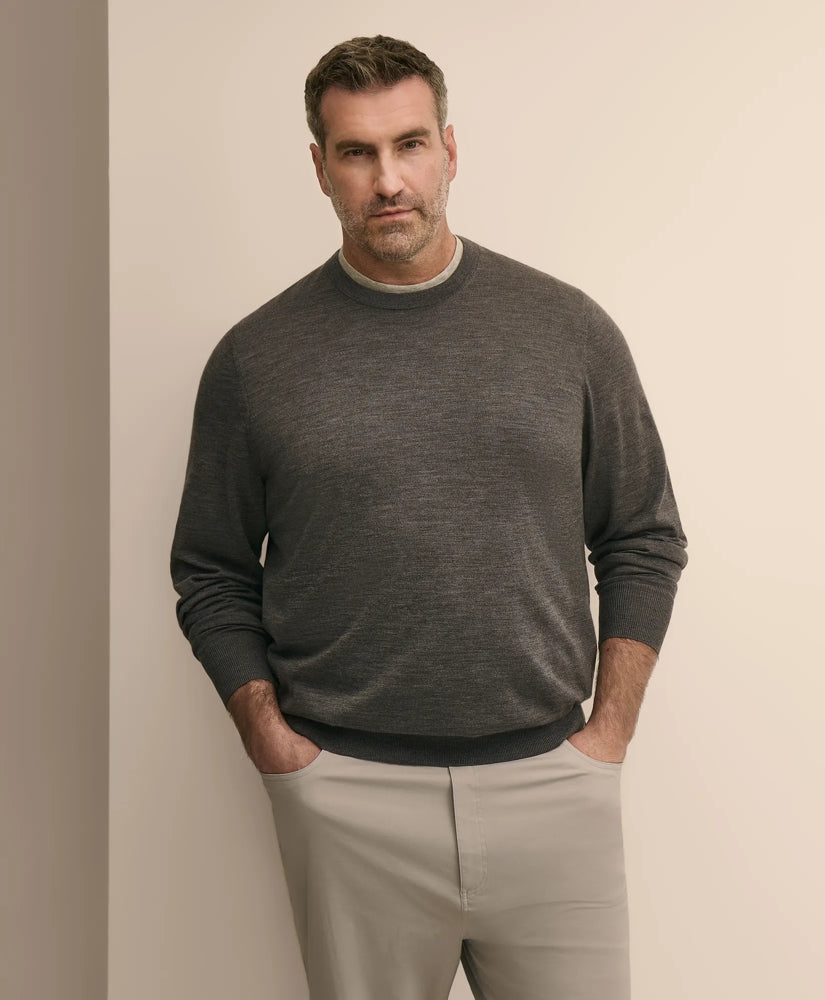 Big & Tall Ultimate Merino Wool Crewneck Sweater