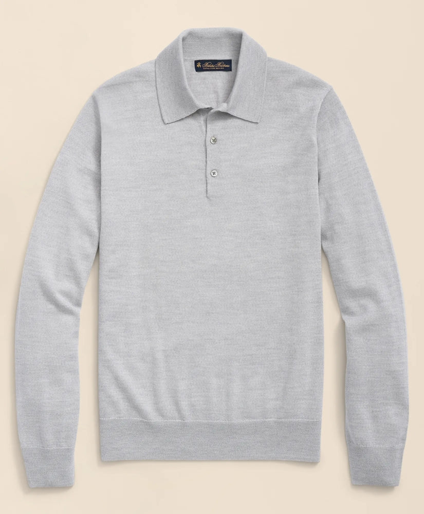 Ultimate Merino Wool Polo Sweater