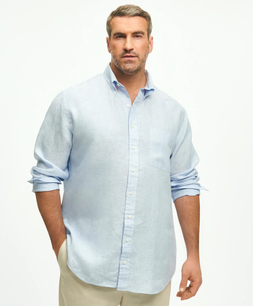 Big & Tall Sport Shirt, Irish Linen