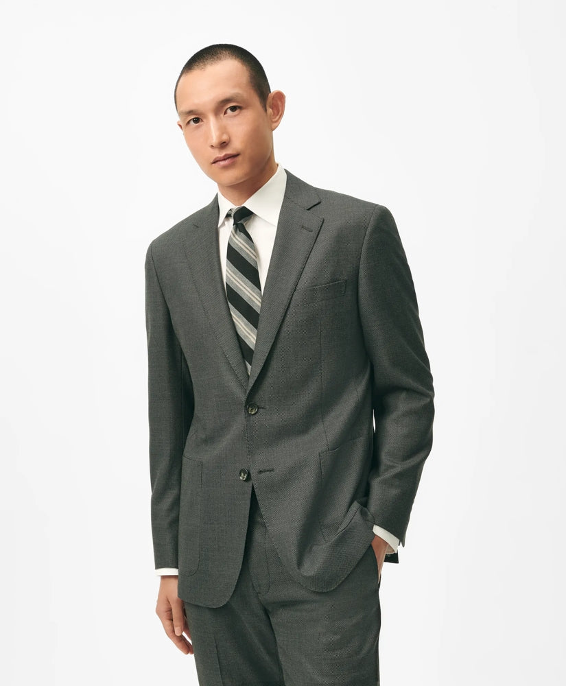 Brooks Brothers Explorer Collection Slim Fit Wool Nailhead Suit Jacket