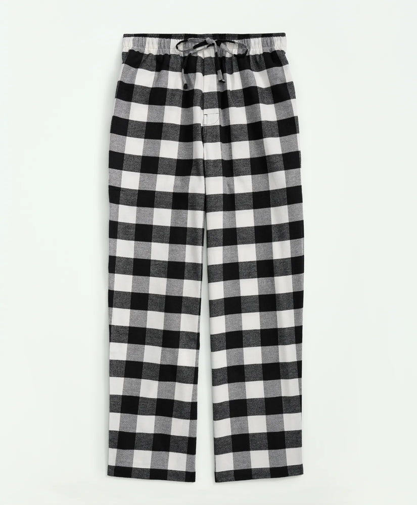 Cotton Flannel Buffalo Plaid Lounge Pants