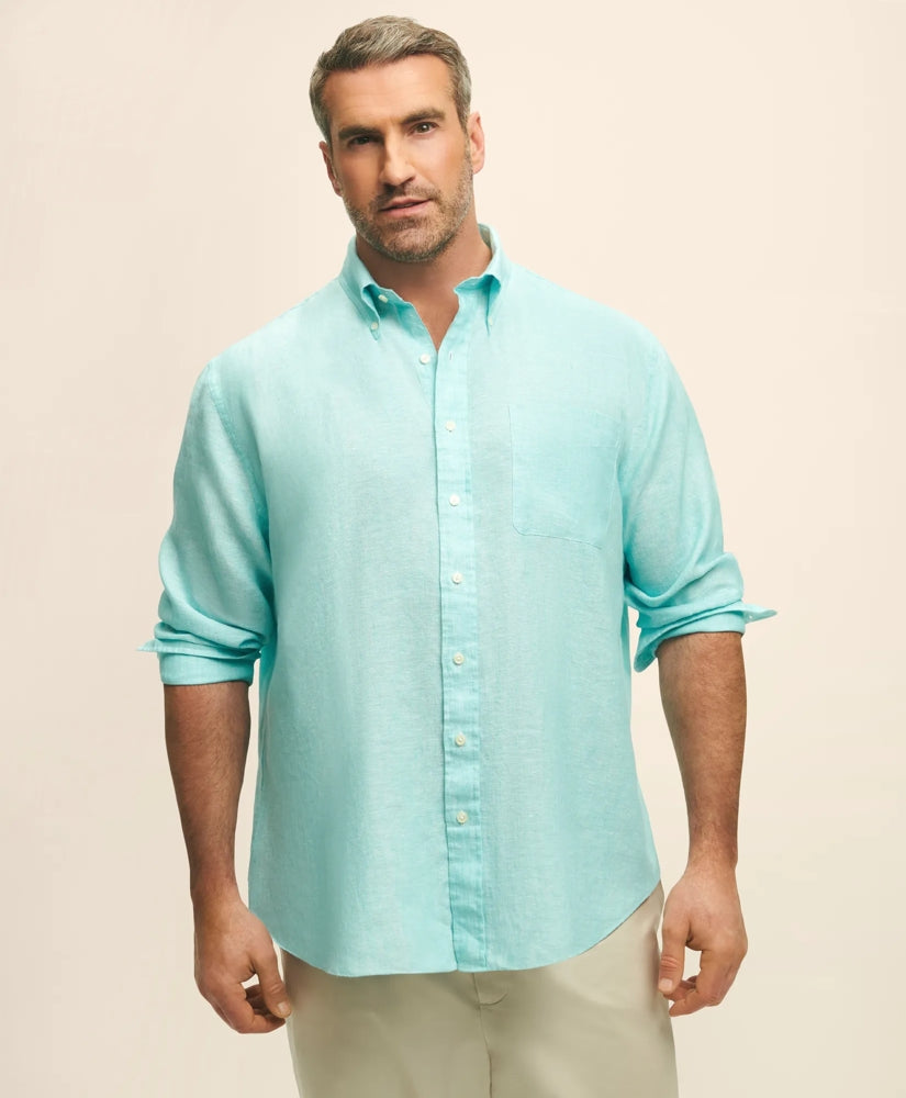Big & Tall Sport Shirt, Irish Linen