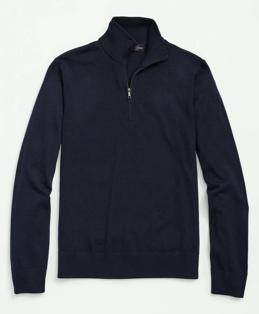Big & Tall Ultimate Merino Wool Quarter-Zip Sweater