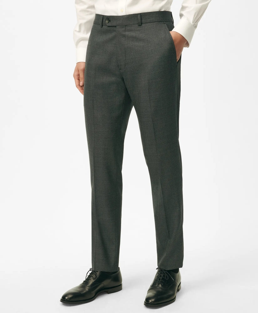 Brooks Brothers Explorer Collection Slim Fit Wool Nailhead Suit Pants