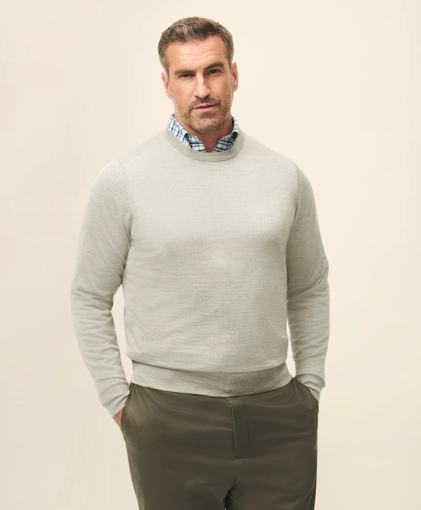 Big & Tall Ultimate Merino Wool Crewneck Sweater