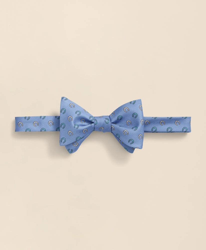 Silk Horseshoe Bow Tie