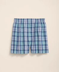 Cotton Broadcloth Bold Plaid Boxers