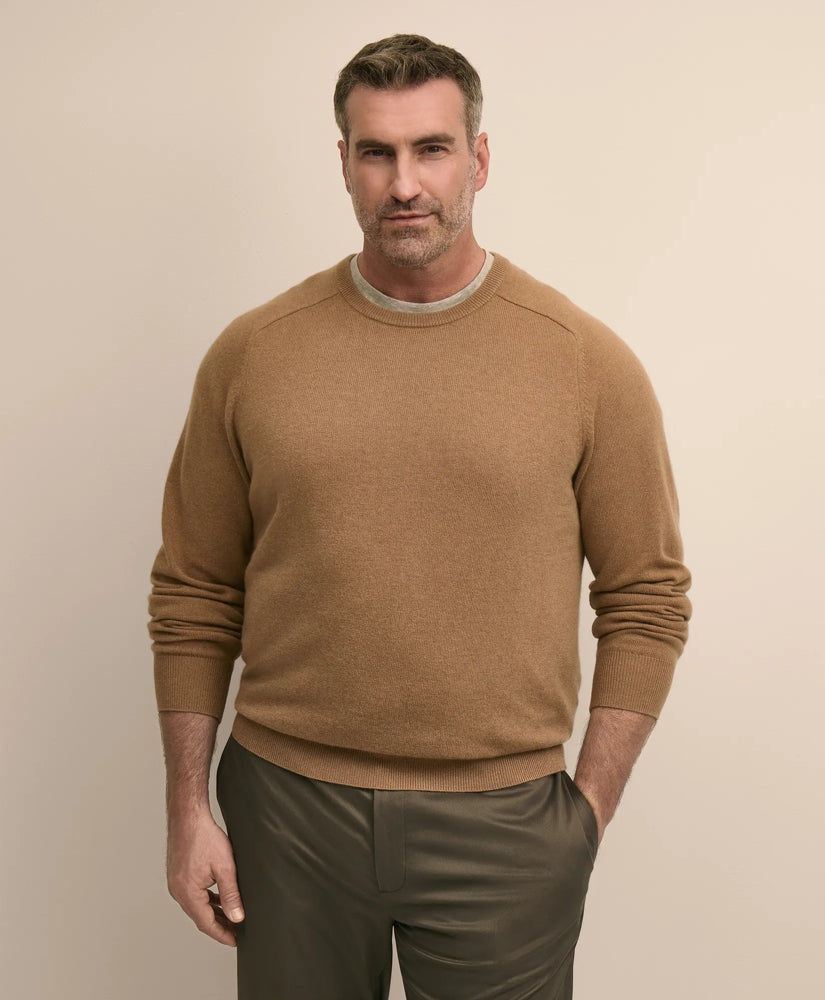 Big & Tall 3-Ply Cashmere Crewneck Sweater