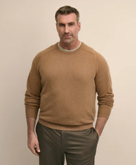 Big & Tall 3-Ply Cashmere Crewneck Sweater