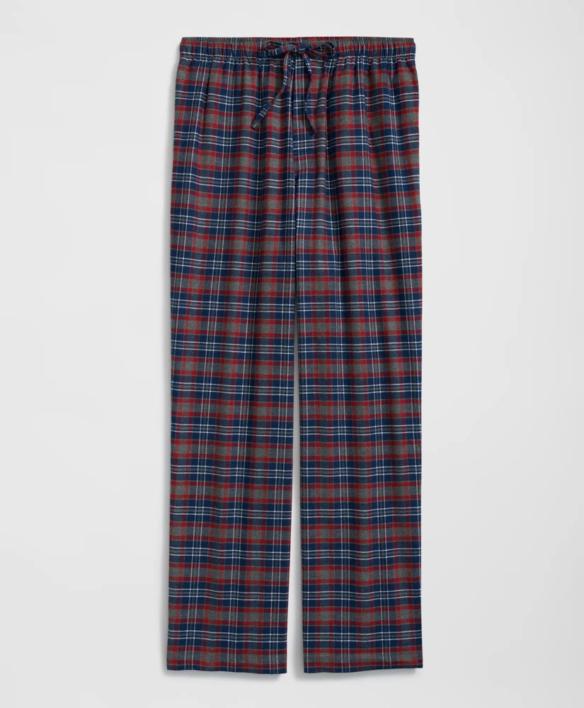 Cotton Flannel Plaid Lounge Pants